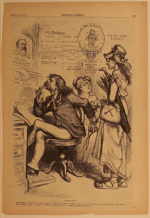 Homo-Phobia, from "Harper's Weekly"