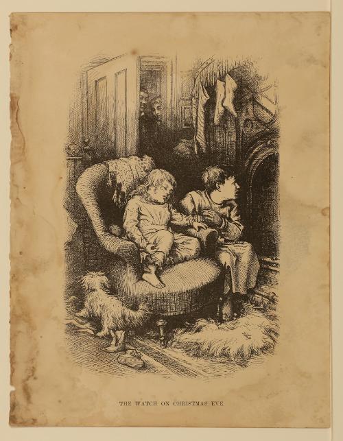 The Watch on Christmas Eve, from "Harper's Weekly"