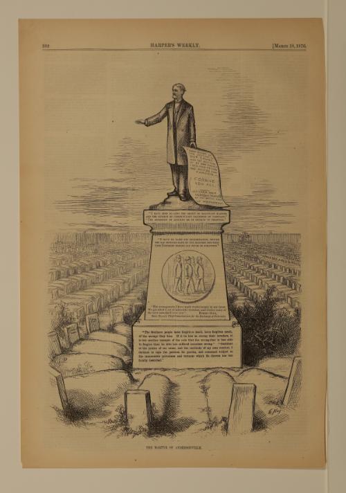 The Martyr of Andersonville, from "Harper's Weekly"