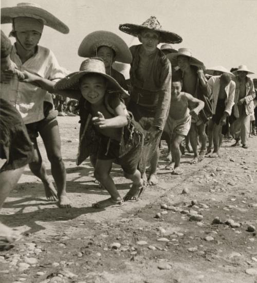 Boys and Old Men Build B-29 Airfields, China