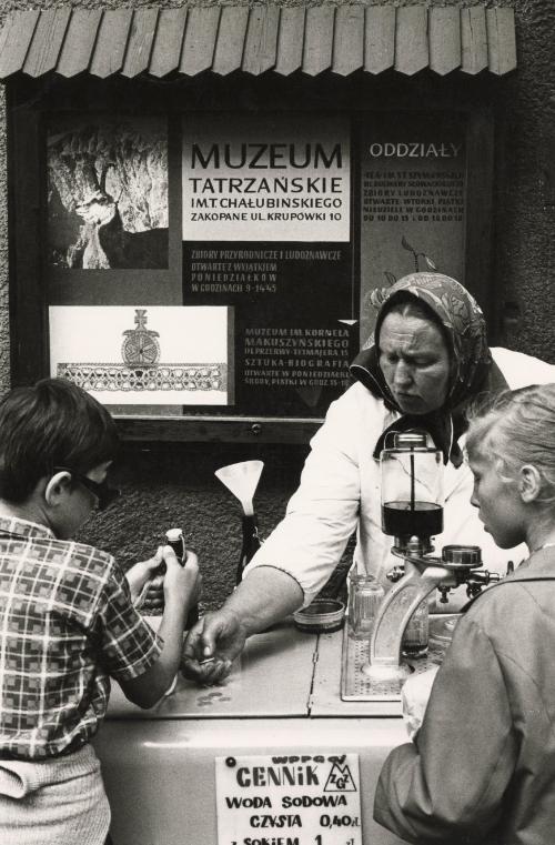 Soda-pop-seller-woman, Zakopane, Poland