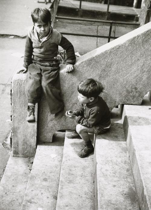 Children on Steps