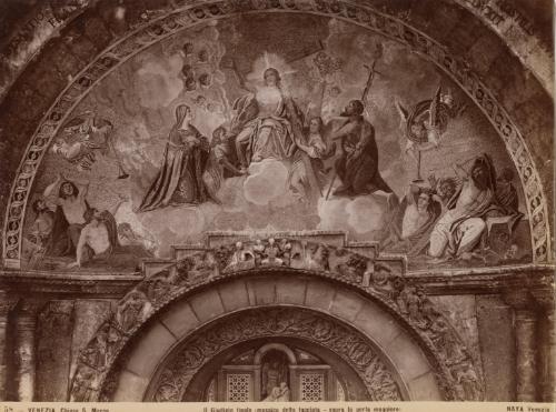 Venezia - Il Giudizio finale (mosaico della facciata- sopra la porta maggiore)