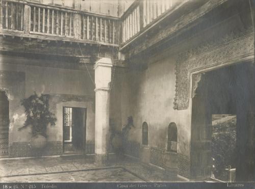 Toledo Casa del Greco. Patio Linares