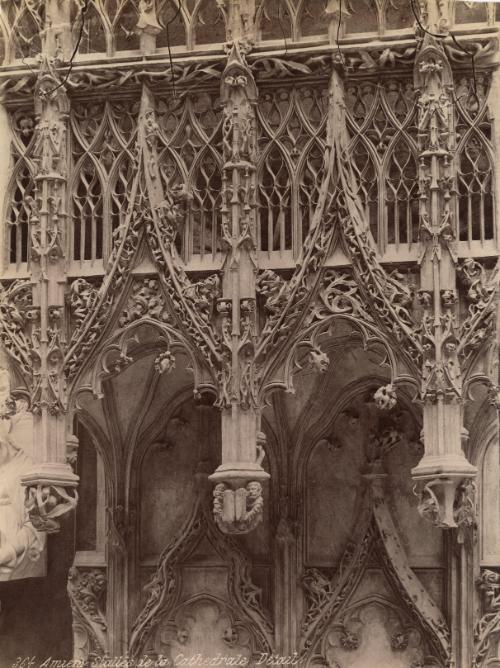 Amiens Stalles de la Cathedrale Détail