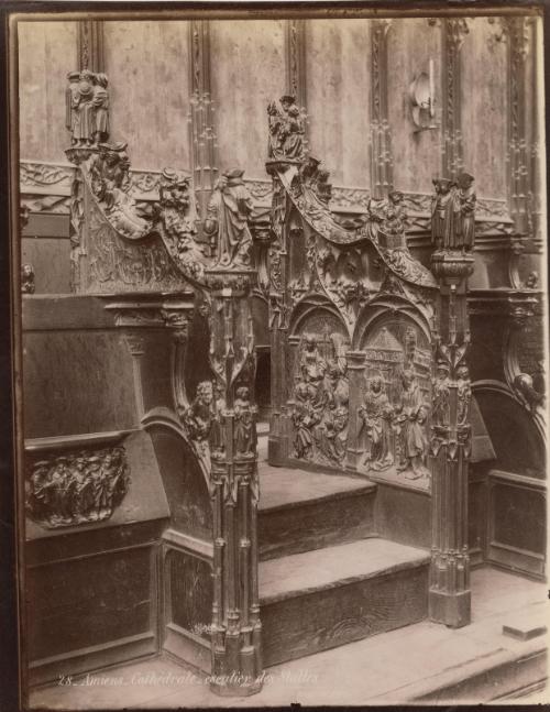 Amiens Cathédrale escalier des Stalles