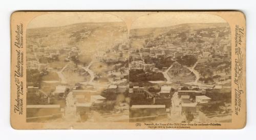 (71) Nazareth, the Home of the Child Jesus–from the northeast–Palestine