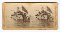The U.S. Battleship “Indiana” (stern view)