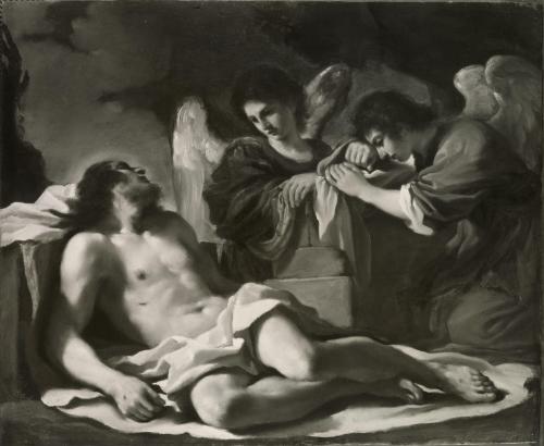 Angels Weeping Over the Dead Christ