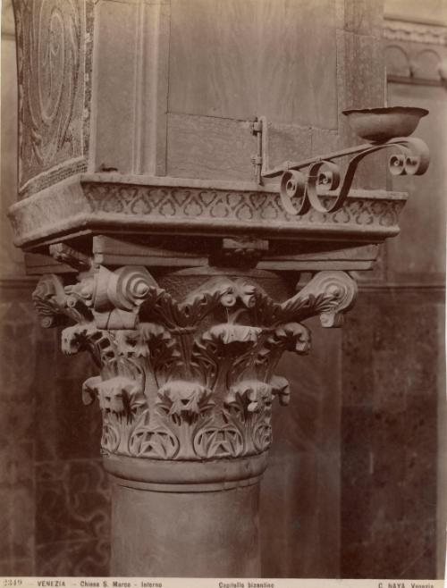 Detail of a column in the Church of S. Marco