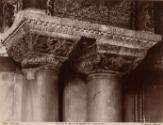 Detail of two columns in the Baptistry of the Basilica of S. Marco