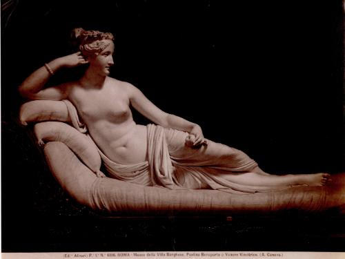 Roma - Museo della Villa Borghese. Paolina Bonaparte o Venere Vincitrice