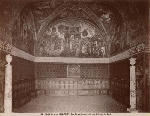 Roma - Sale Borgia. Interno della sala della vita dei Santi