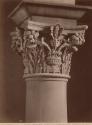 Detail of a column in the Gondi Palace, Florence, Italy