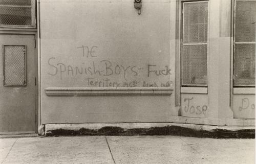 Writing on the wall, PS 37, Bronx, NY