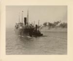 San Francisco Bay tug manning freighter