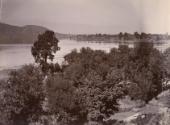 Pretty view of the lake at Manasbal, India