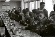 A Toddle House in Atlanta has the distinction of being occupied during a sit-in by some of the most effective organizers in America when the SNCC staff and supporters take a break from a conference to demonstrate