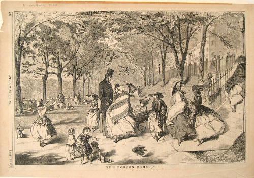 The Boston Common from "Harper’s Weekly"