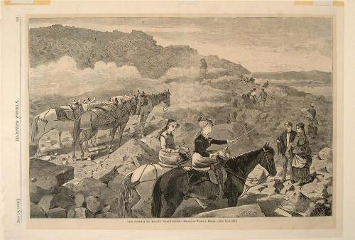 The Summit of Mount Washington from "Harper's Weekly"