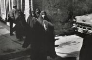 Street scene with veiled women, Iran