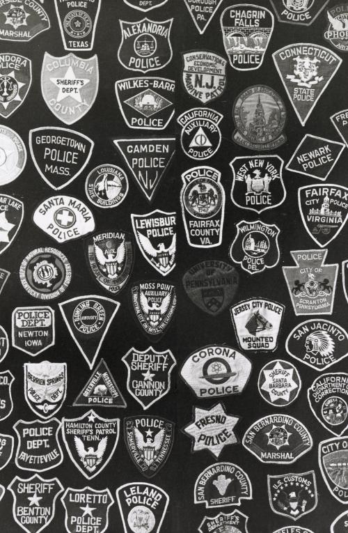 Police force badges (cloth), NYC