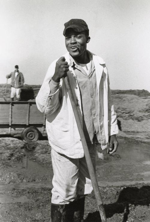Portrait of a prisoner working in the Cummins Unit of farm area of Arkansas State Penitentiary in 1968. The scandal of this Arkansas historical penitentiary inspired the making of the 1980 movie Brubaker, Cummins Arkansas