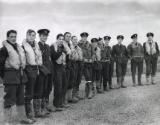 Group portrait of pilots, World War II, London