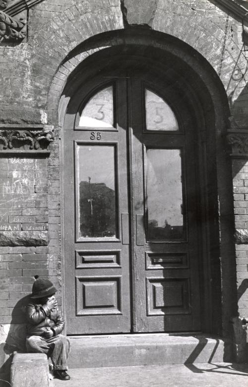 Child on Stoop, Harlem, New York City