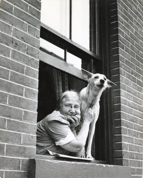 Pair in Window, Lower Eastside, New York City