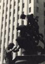 Mechanics Statue, Front of Shell Bldg, San Francisco