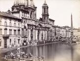 Fountain with Egyptian obelisk, Rome