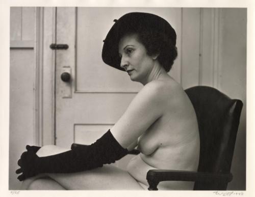 Doris with Black Hat and Gloves (view #1)