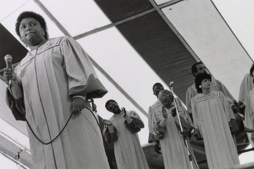 Gospel Tent, Jazz Fest, New Orleans, LO, from the series, "JazzFest"