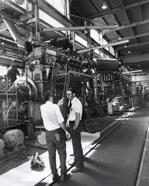 Industrial engine, Tri-Valley Area, Northern California, from the series "Working"