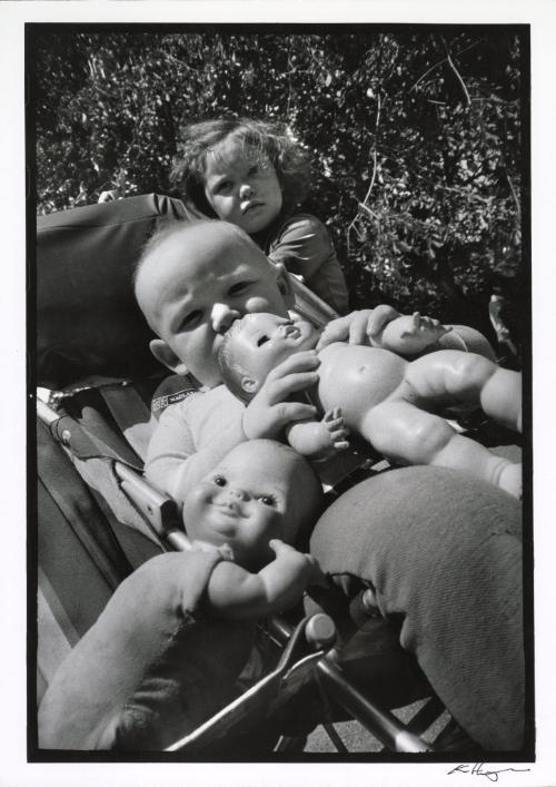 Tumbling doll babies, from the "Hipshot" series.