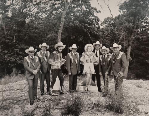 Sons of the Pioneers With Roy Rogers and Dale Evans Cutouts