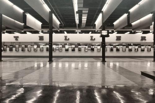 Grandstand Interior, Laurel Race Course, from the series "Racing Days"