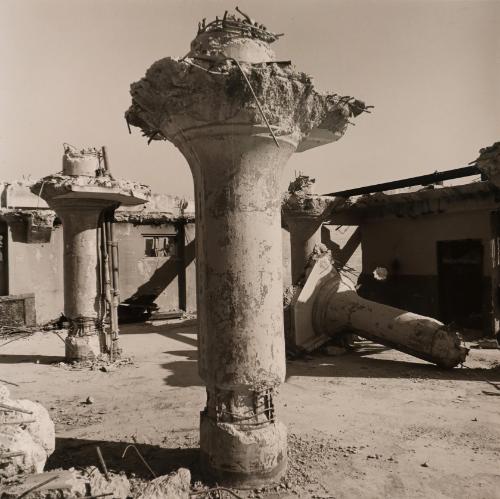 The ruins of 100 Gold Street, from the series "The Destruction of Lower Manhattan"