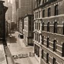 View south on Cliff Street at its intersection with Beekman, from the series "The Destruction of Lower Manhattan"