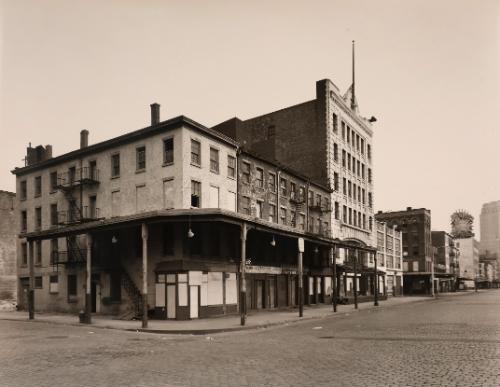 West Street at Beach, from the series "The Destruction of Lower Manhattan"