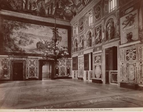 Roma - Palazzo Vaticano, Appartamenti privati di Sua Santità. Sala Clementina