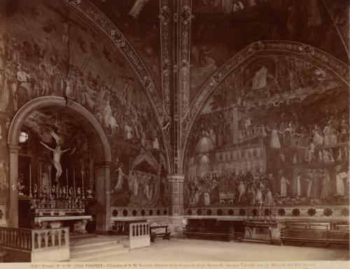 Firenze - Chiostro di S. M. Novella. Interno della Cappella degli Spagnoli