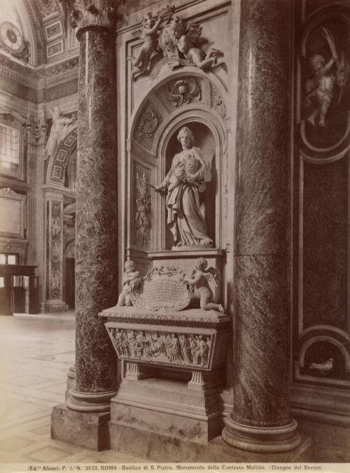 Roma - Basilica di S. Pietro. Monumento della Contessa Matilde