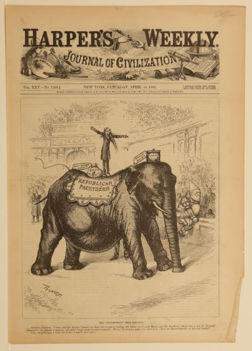 The ‘Readjusting’ Performances, from "Harper's Weekly"