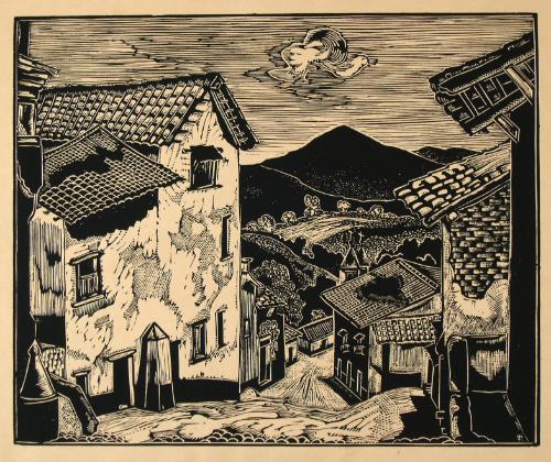 Calle de la Santa Veracruz, from the portfolio "Taxco in Black and White"