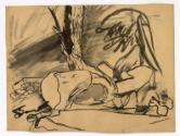 Untitled (rock with tree)