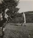 Untitled (Golfer takes a swing), France