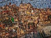 Tent-Camera Image on Ground: Detailed View of Toledo, Toledo, Spain