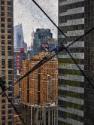 Tent-Camera Image on Ground: Rooftop View of Manhattan Looking Southwest From 48th Street